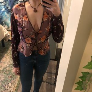 Free people corset blouse